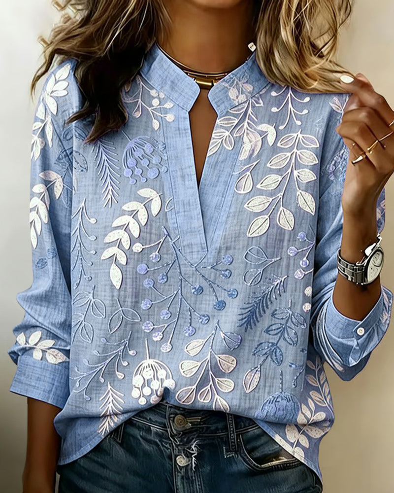 Brielle | Floral Soft-Touch Blouse