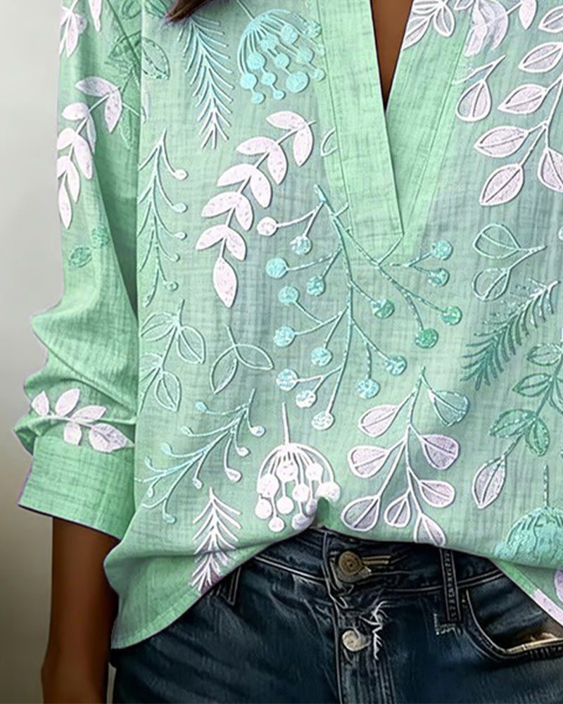 Brielle | Floral Soft-Touch Blouse