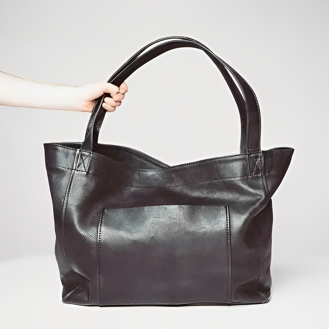 Zaira™ Vintage Leather Bag - Timeless Structured Everyday Style