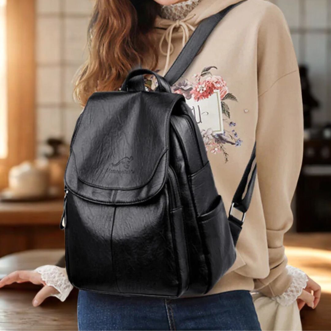 Balidaishu™ Secure Leather Backpack - Stylish Anti-Theft Everyday Carry
