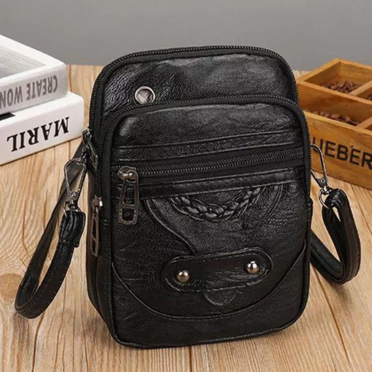 Carice™ Vintage Leather Bag - Timeless Retro Everyday Style