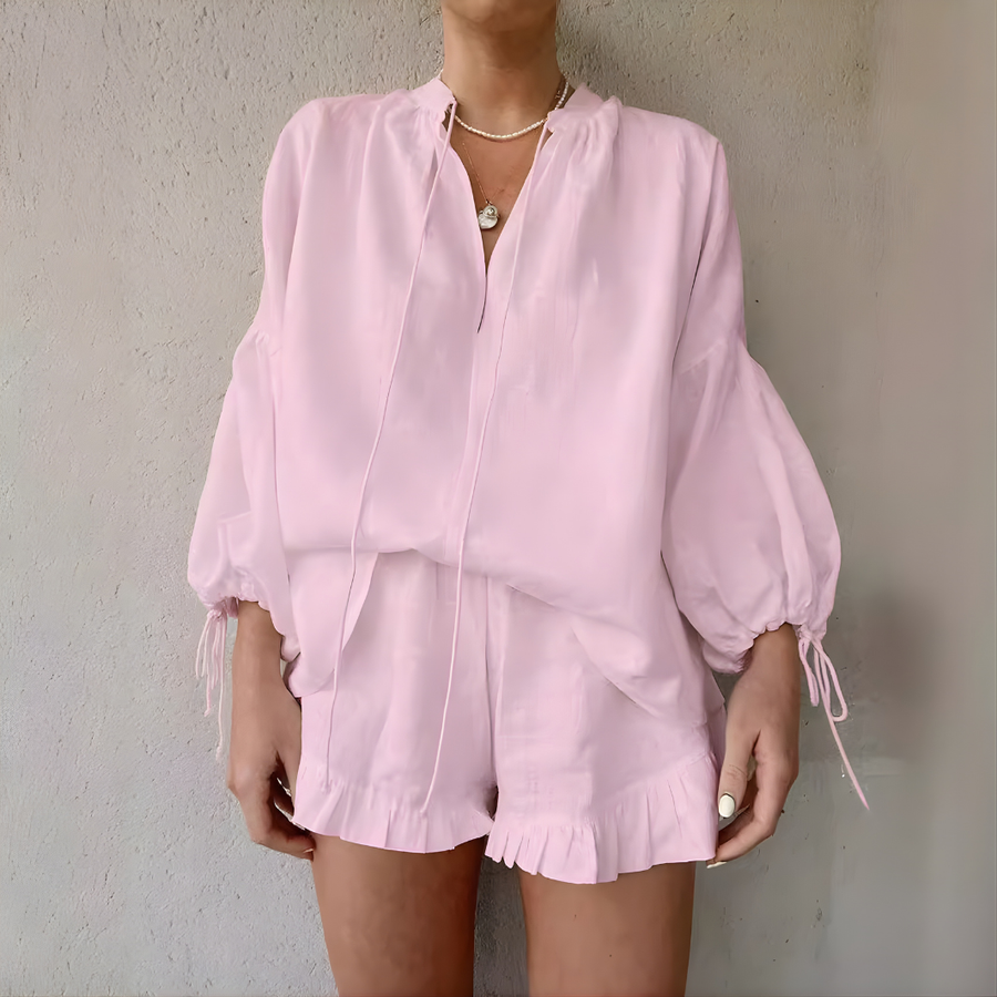 Terry™ Casual Chic Two-Piece Summer Outfit