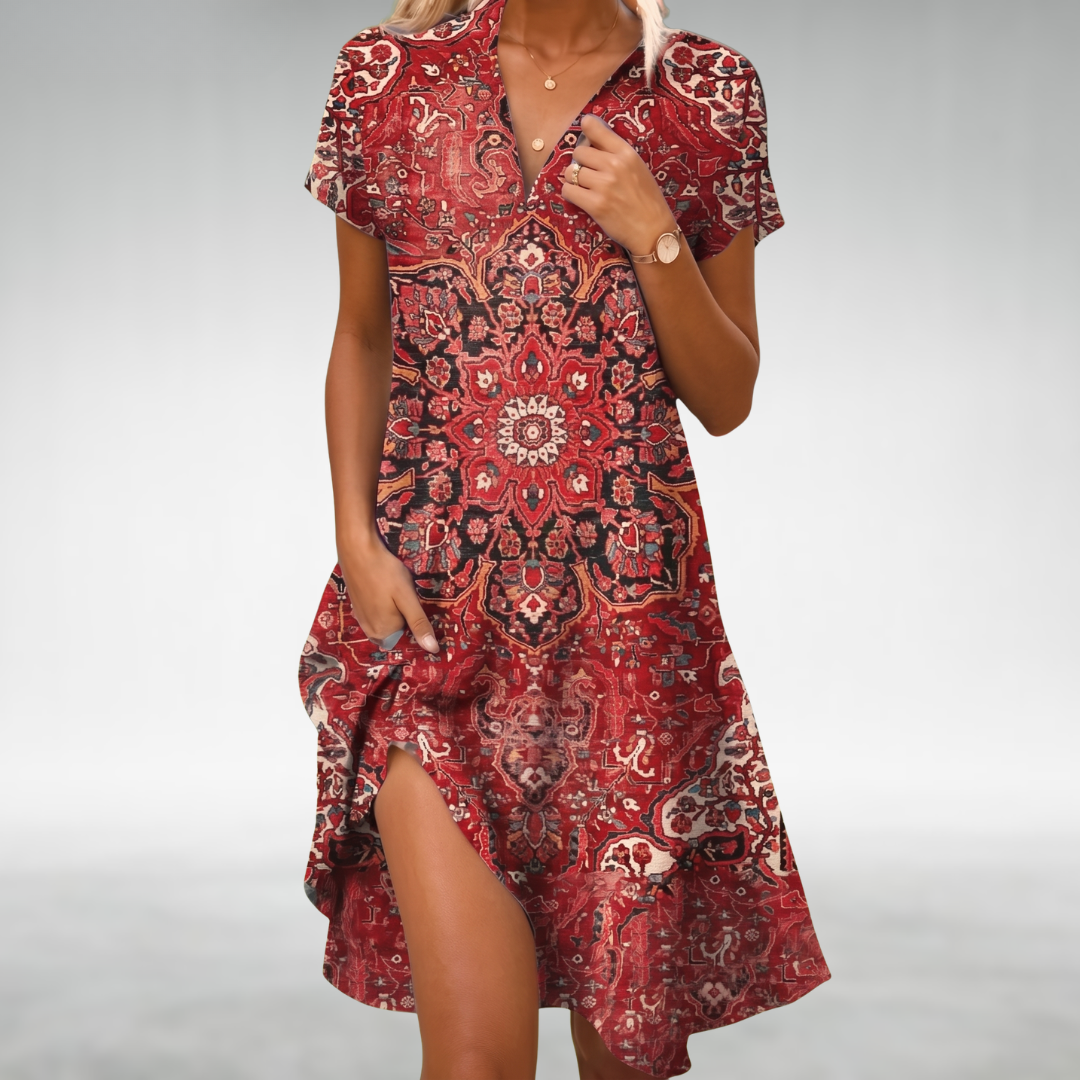 Moira™ | Lightweight Comfort Midi Dress