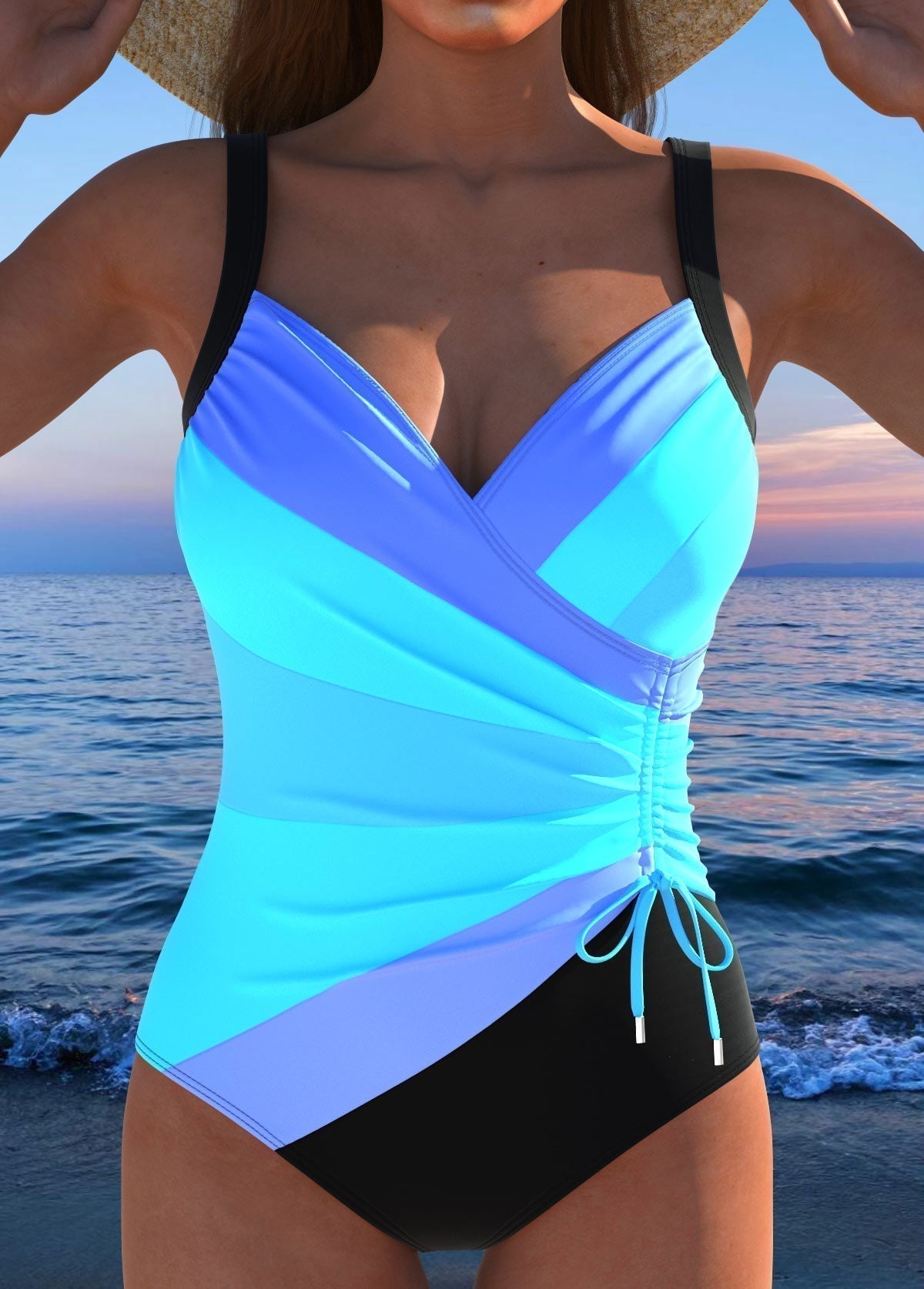 Mayte | Crossed swimsuit that enhances and flatters