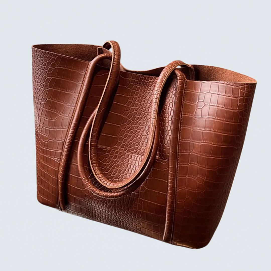 Betina™ Leather Bag - Elegant Everyday Minimalist Style