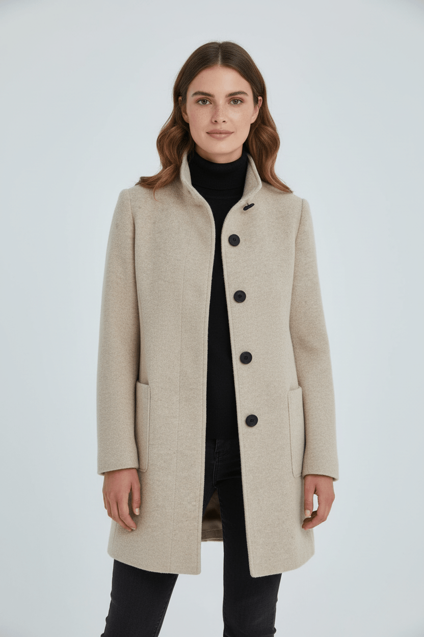 Charlot | Wool-Blend Tailored Overcoat