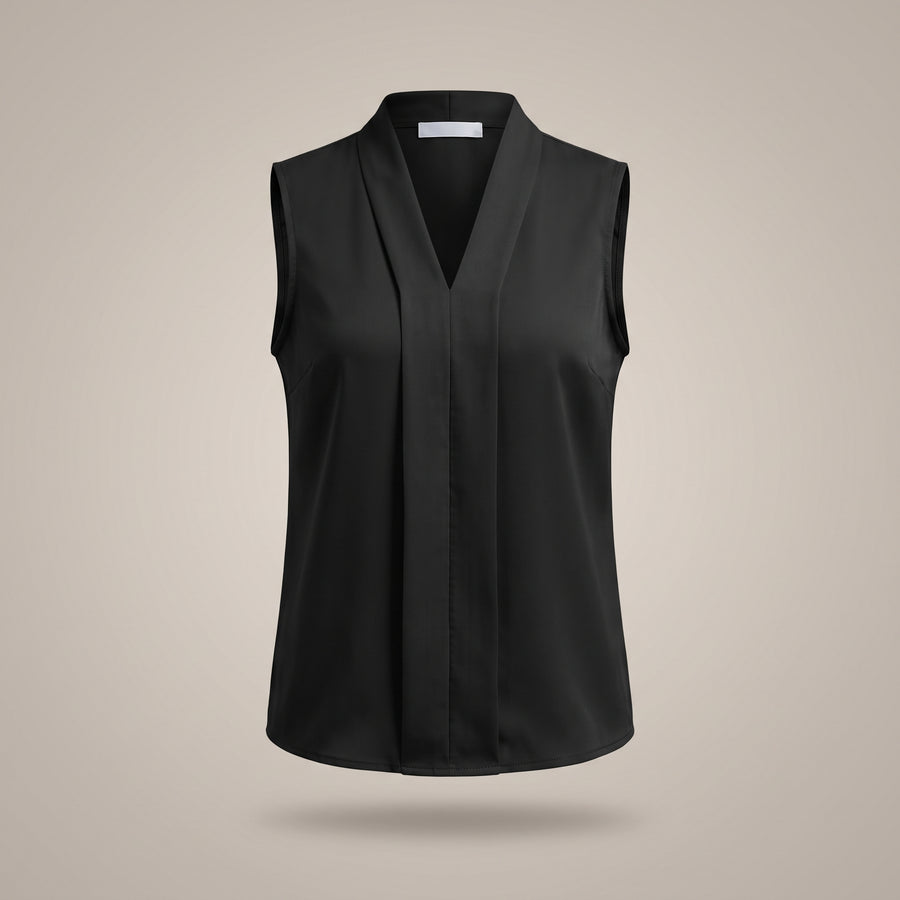 Rome | Sleeveless V-Neck Blouse