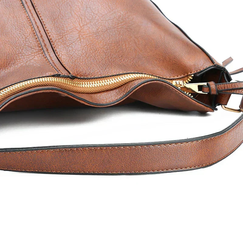Romy™ Leather Shoulder Bag - Minimalist Everyday Luxe Style