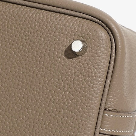 Elowen™ Genuine Leather Basket Bag - Woven Everyday Luxe Style