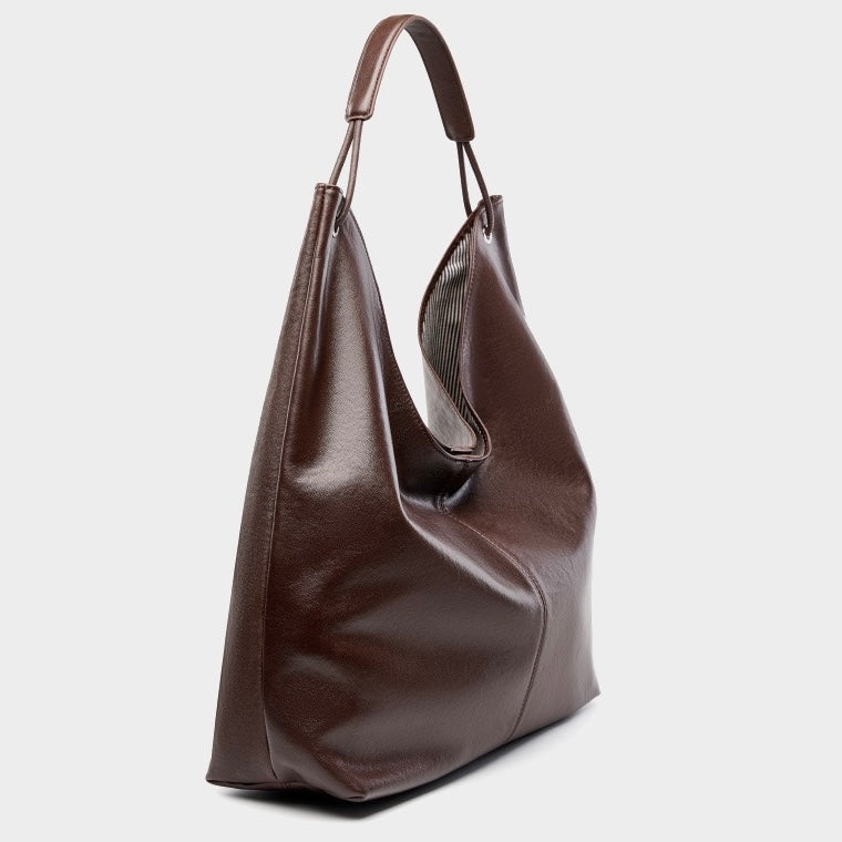 Novia™ Minimalist Leather Tote Bag - Clean Everyday Essential Style
