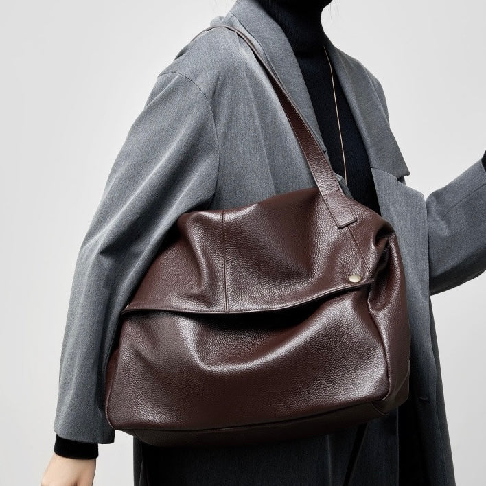 Burley™ Retro Leather Tote Bag - Vintage Everyday Carry Style