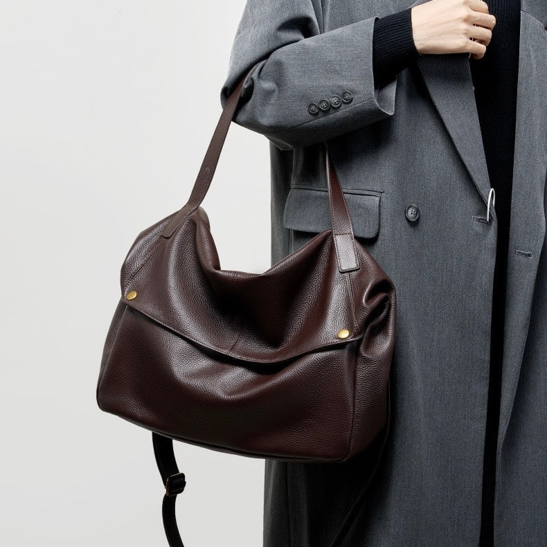 Burley™ Retro Leather Tote Bag - Vintage Everyday Carry Style