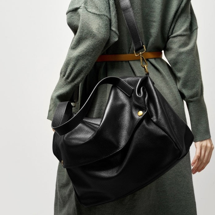 Burley™ Retro Leather Tote Bag - Vintage Everyday Carry Style