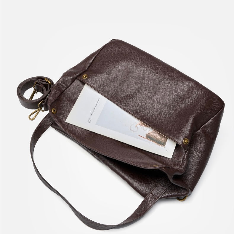 Burley™ Retro Leather Tote Bag - Vintage Everyday Carry Style