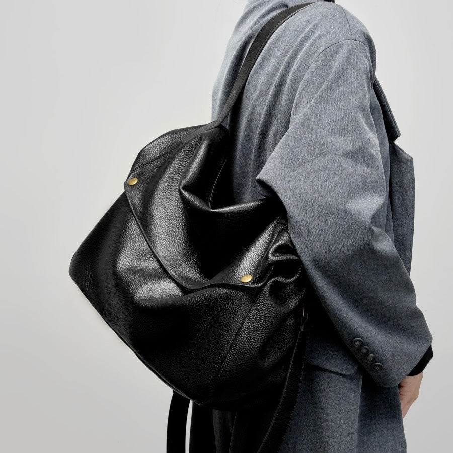 Burley™ Retro Leather Tote Bag - Vintage Everyday Carry Style