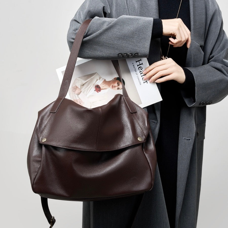 Burley™ Retro Leather Tote Bag - Vintage Everyday Carry Style