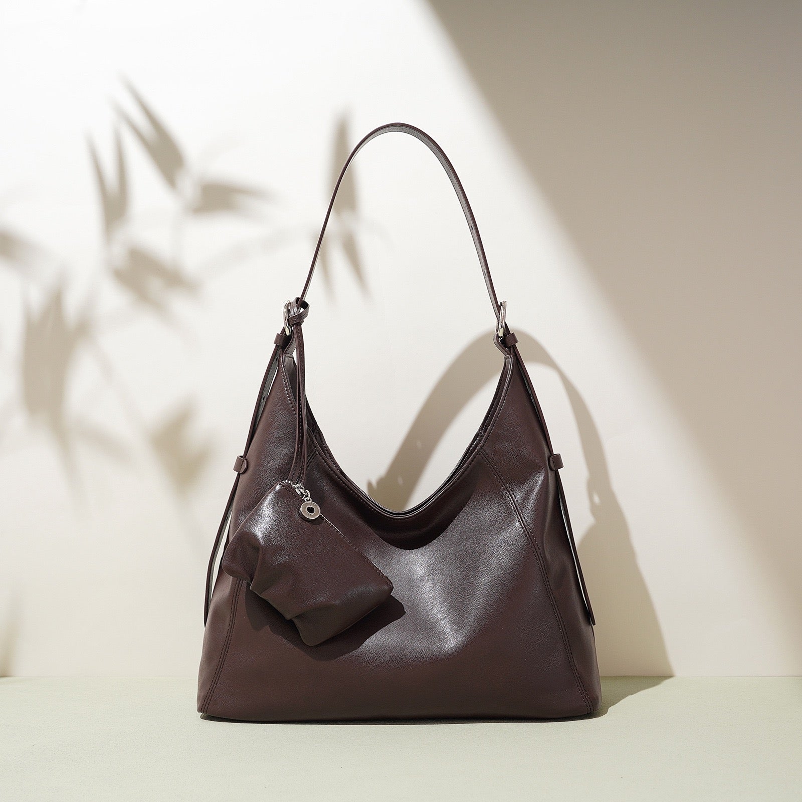 Nivara™ Genuine Leather Shoulder Bag - Minimalist Everyday Luxe Style