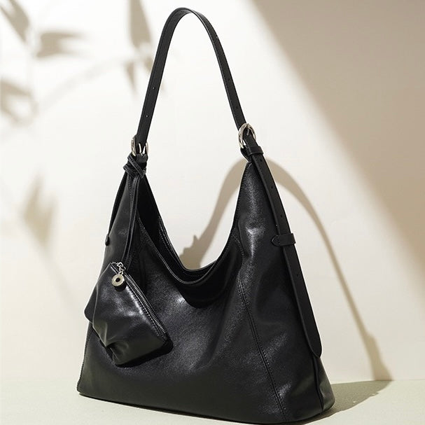 Nivara™ Genuine Leather Shoulder Bag - Minimalist Everyday Luxe Style