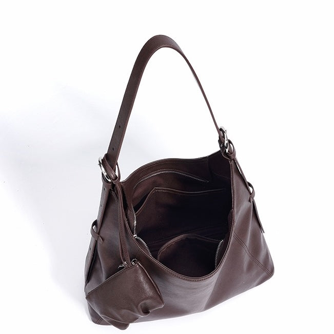 Nivara™ Genuine Leather Shoulder Bag - Minimalist Everyday Luxe Style