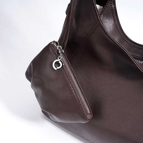 Nivara™ Genuine Leather Shoulder Bag - Minimalist Everyday Luxe Style