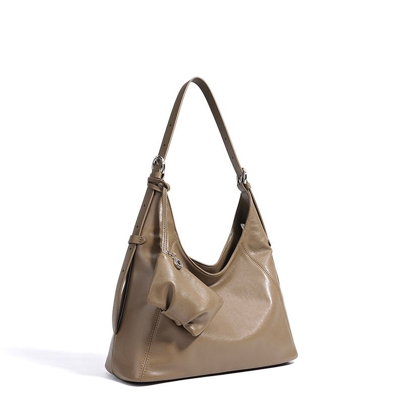 Nivara™ Genuine Leather Shoulder Bag - Minimalist Everyday Luxe Style