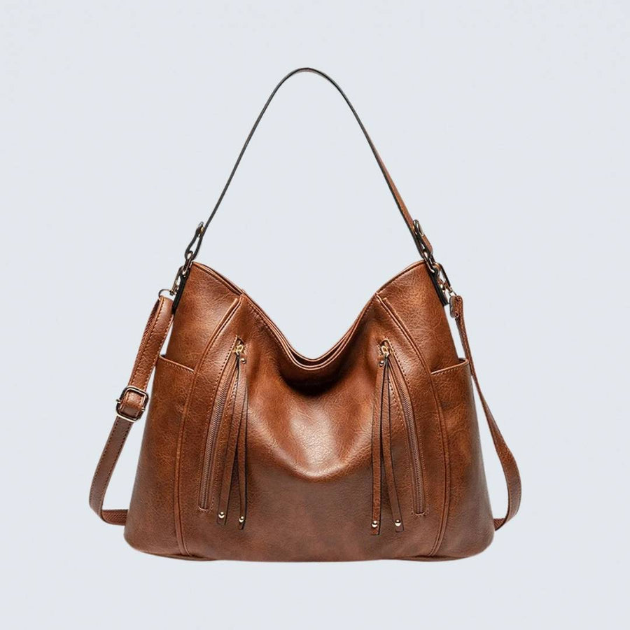 Bente™ Elegant Leather Bag - Minimalist Everyday Luxe Style