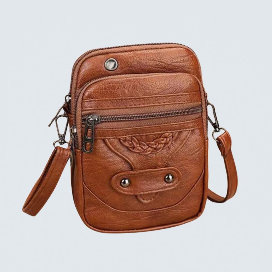 Carice™ Vintage Leather Bag - Timeless Retro Everyday Style