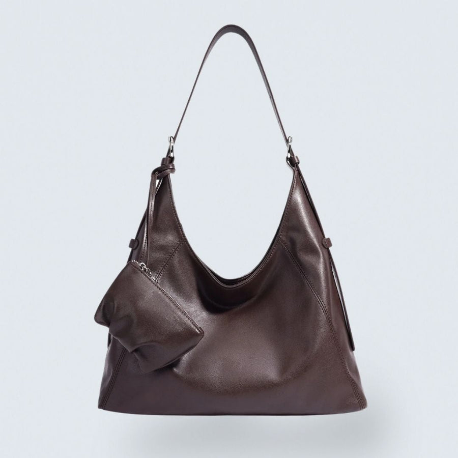 Nivara™ Genuine Leather Shoulder Bag - Minimalist Everyday Luxe Style
