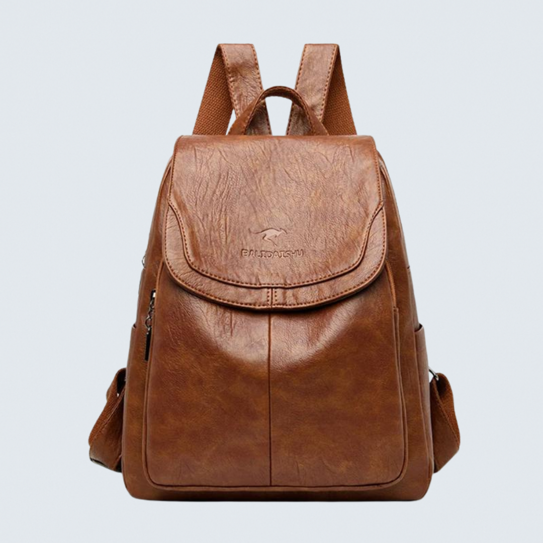 Balidaishu™ Secure Leather Backpack - Stylish Anti-Theft Everyday Carry