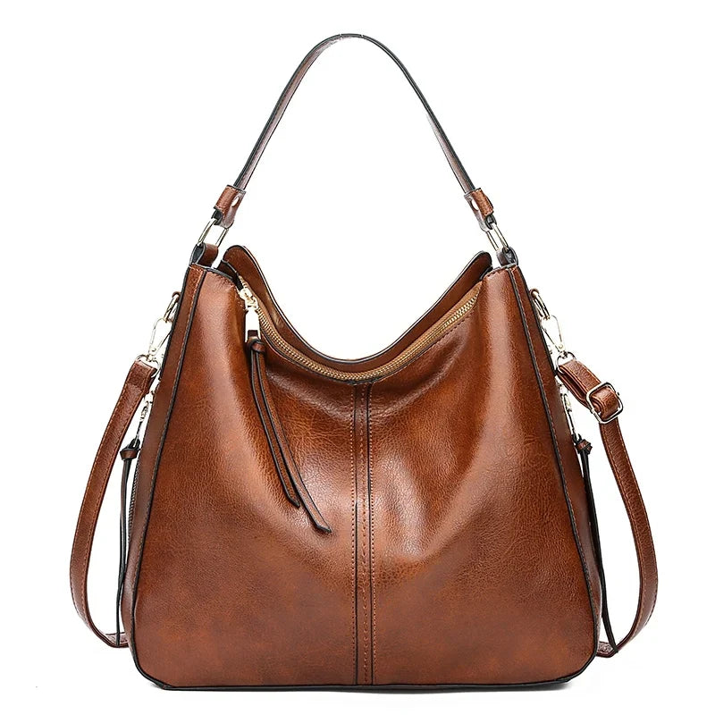 Bente™ Elegant Leather Bag - Minimalist Everyday Luxe Style