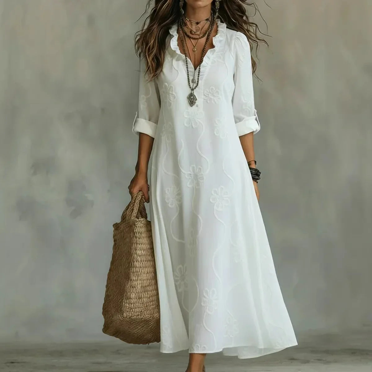 Sienna™ | Tummy-Hiding Floral Summer Dress