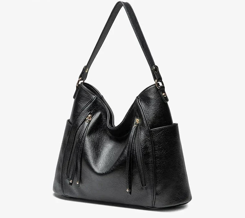Bente™ Elegant Leather Bag - Minimalist Everyday Luxe Style