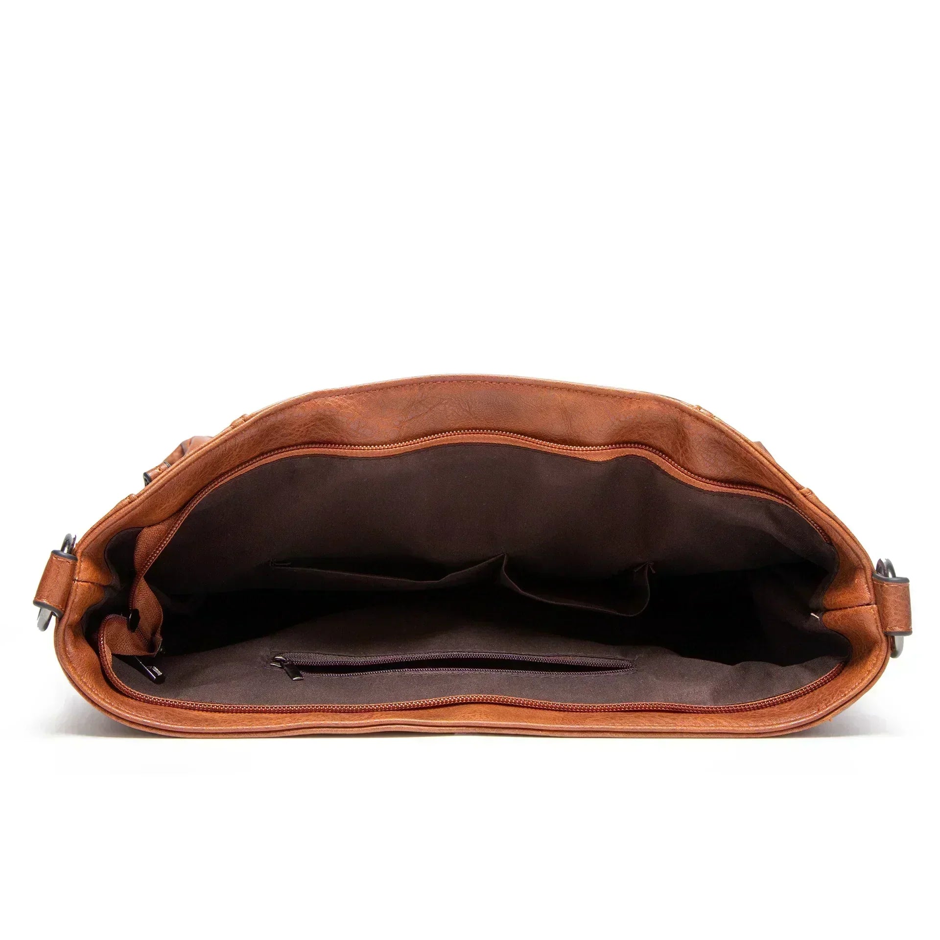 Ines™ Casual Leather Bag - Relaxed Everyday Functional Style