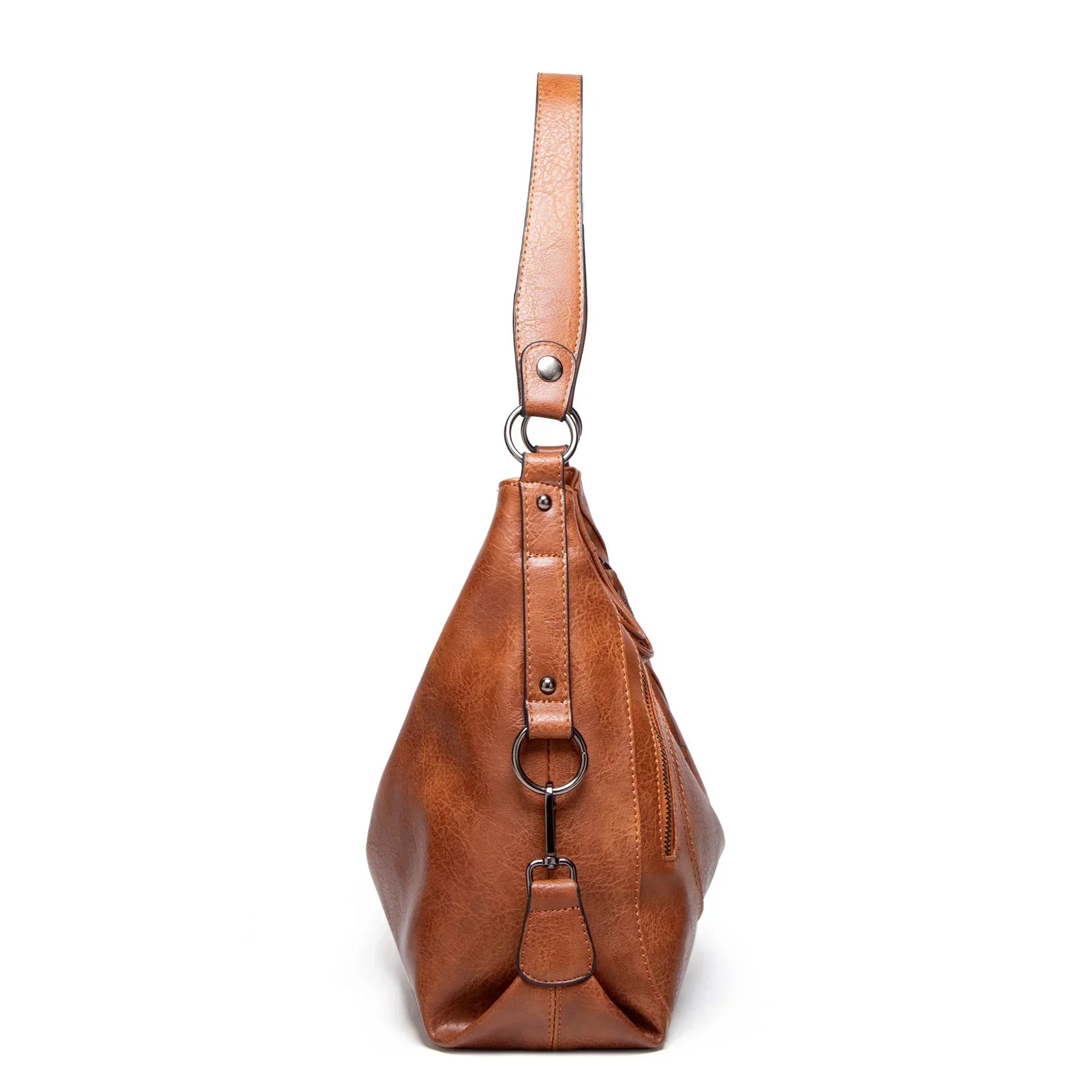 Ines™ Casual Leather Bag - Relaxed Everyday Functional Style