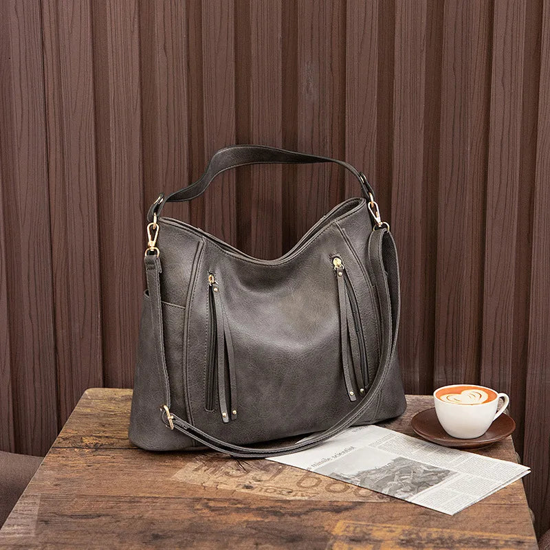 Bente™ Elegant Leather Bag - Minimalist Everyday Luxe Style