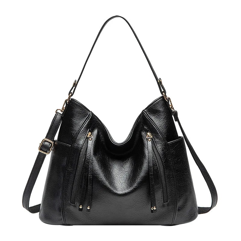 Bente™ Elegant Leather Bag - Minimalist Everyday Luxe Style