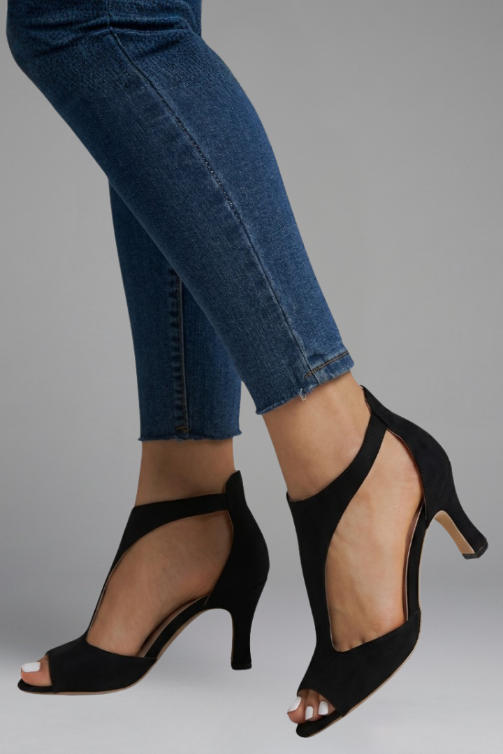 Josie | Orthopaedic Heels with Peep Toe Opening
