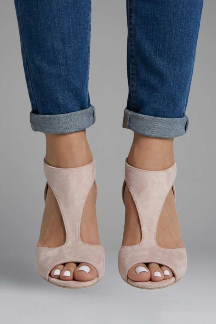 Josie | Orthopaedic Heels with Peep Toe Opening
