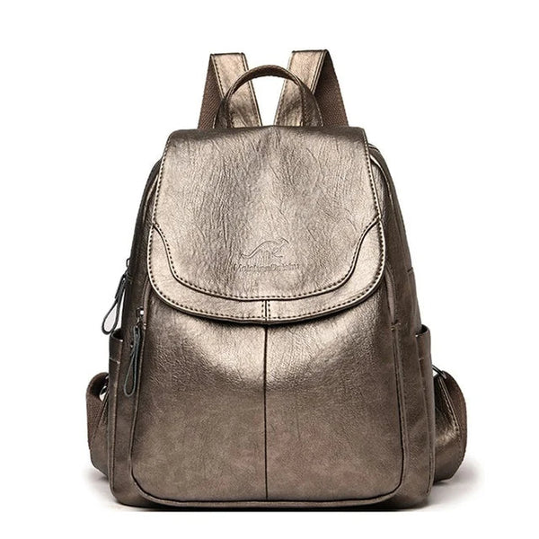 Balidaishu™ Secure Leather Backpack - Stylish Anti-Theft Everyday Carry
