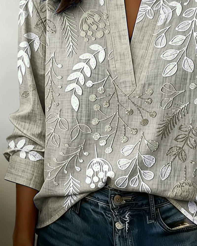 Brielle | Floral Soft-Touch Blouse