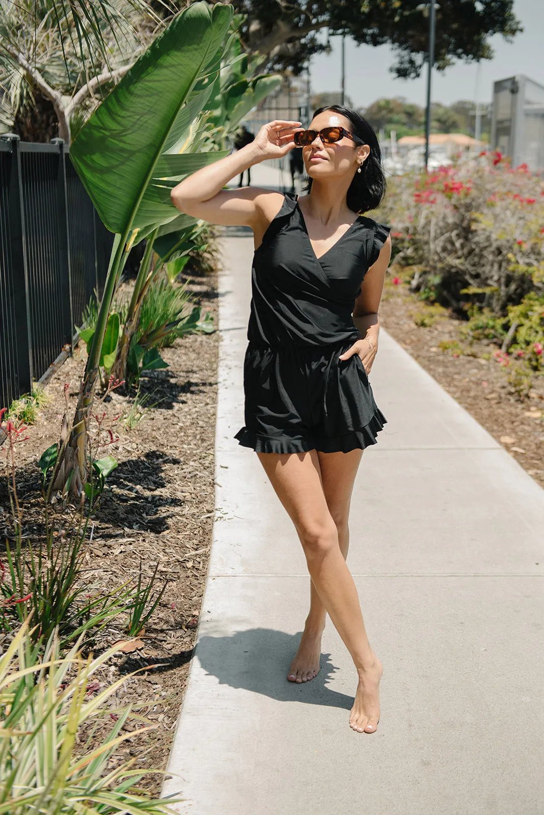 Alivia™ Sculpt & Support Ruffle Swimsuit