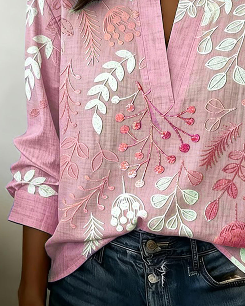 Brielle | Floral Soft-Touch Blouse