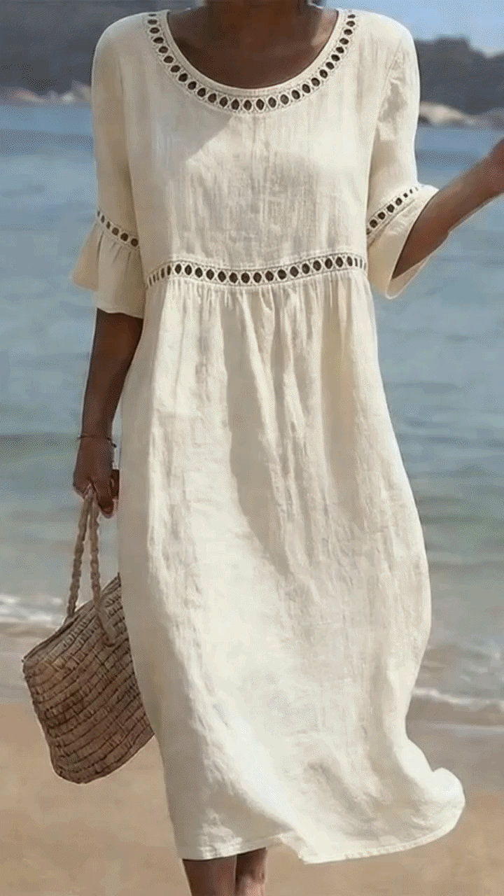 Amara™ | Elegant Tummy-Contouring Midi Dress