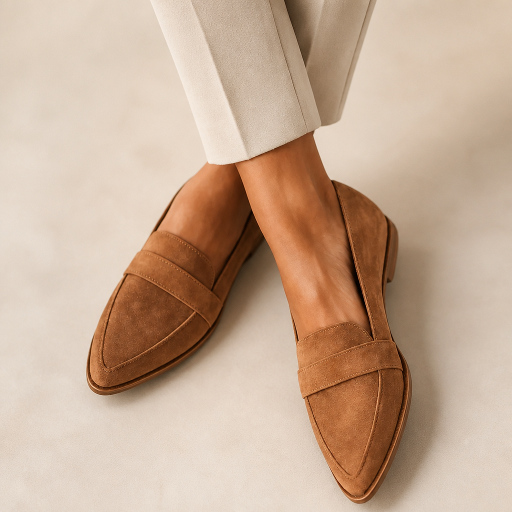 Harper | Supportive Suede-Look Loafers