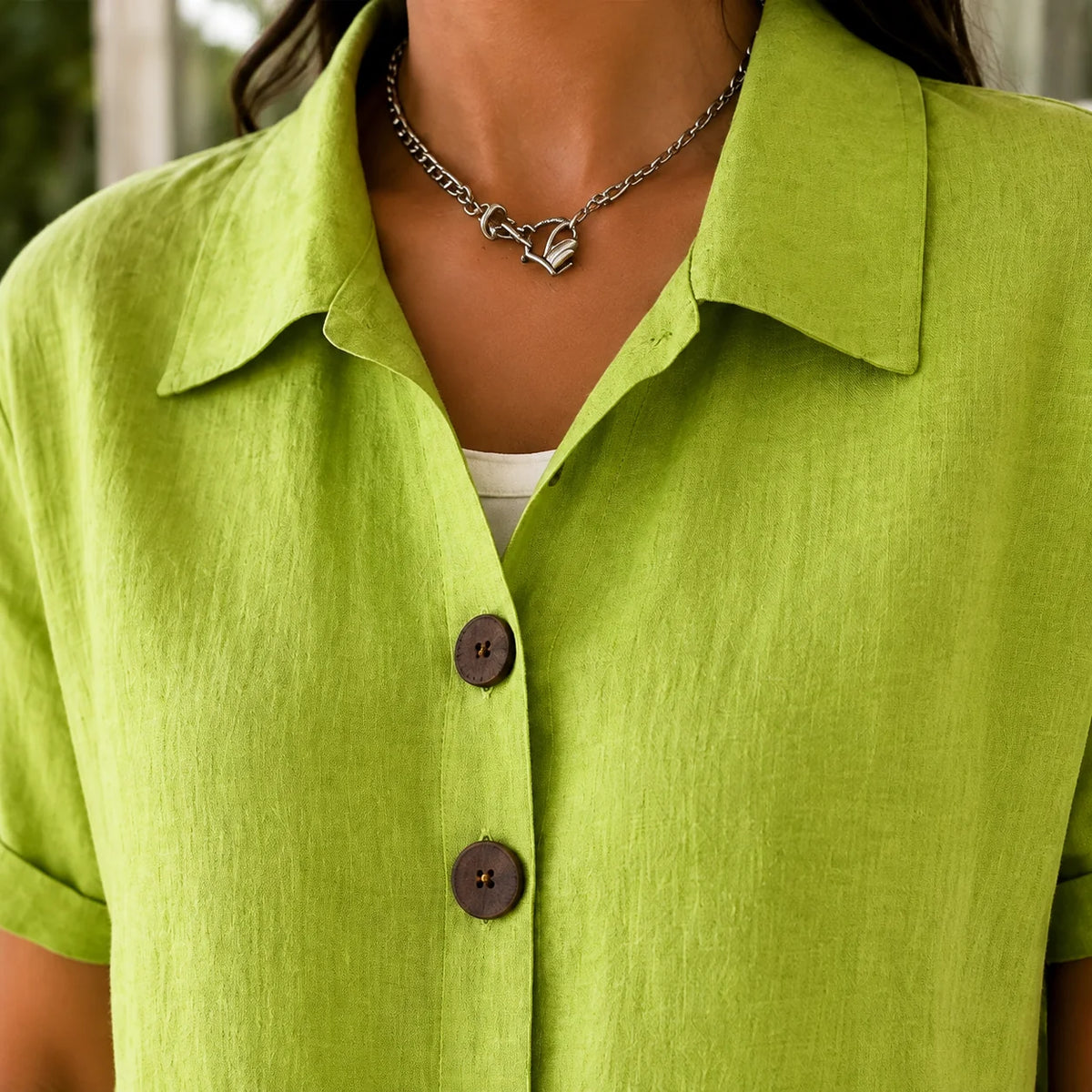 Aurelia | Classic Button-Up Shirt